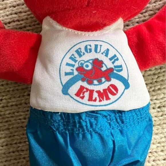 1998 Tyco Lifeguard Elmo plush 11” - Picture 3 of 6